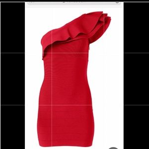 Hot red bodycon dress!! Perfect for date night